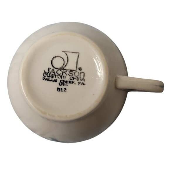 Jackson China Custom Teacups Rod Stewart Auld Lang Syne Lyric Set of 4 Rare Find - Picture 7 of 14